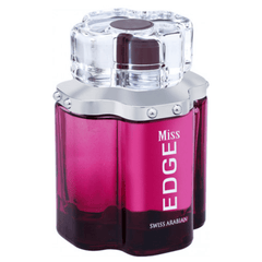 Miss Edge for Women Eau De Parfum Spray 100 ML (3.4 OZ) by Swiss Arabian (Velvet Pouch)