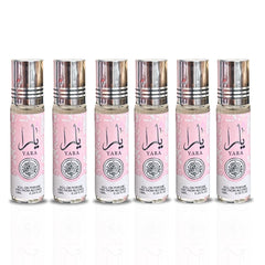 YARA Roll On Perfume Oil CPO 10ML (0.34 OZ) By Ard Al Zaafaran | Captivating Aroma for the Modern Women. (PACK OF 6)