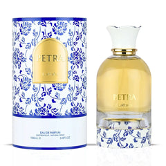 Petra Eau de Parfum Spray 100ml (3.4 Oz) by Lattafa | Tropical, Floral, Fruity & Sweet