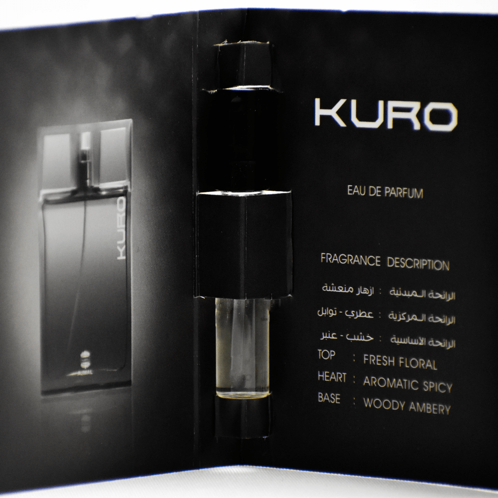 1 Kuro EDP Sample for Men - 1ML (0.05 oz) by Ajmal