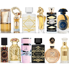 LATTAFA PREMIUM COLLECTION - 100ML (3.4 OZ) Eau De Parfum Sprays By Lattafa | Long Lasting, Exquisite, Exotic Scents. (PACK OF 12)