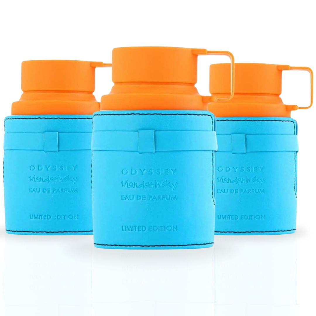 Odyssey Mandarin Sky Limited Edition EDP Spray 100ML (3.4 OZ) By Armaf | Long Lasting, Luxurious, Refreshing Aroma. (PACK OF 3)