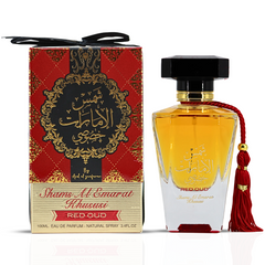 Red Oud Shams Al Emarat Khususi Eau De Parfum Spray 100ML (3.4 OZ) by Ard Al Zaafaran | A Lively Citrus Fragrance with Warm Vanilla & a Hint of Oud.