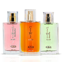 Choco Musk, Choco Musk Marshmallow & Choco Musk Pistachio Eau De Parfum Sprays 50ML (1.65 OZ) by Al Rehab | The Ultimate Gourmand Experience (Bundle)