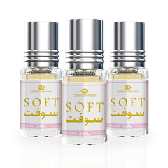 Soft 3ml Perfume Oil by Al Rehab (PACK OF 3)