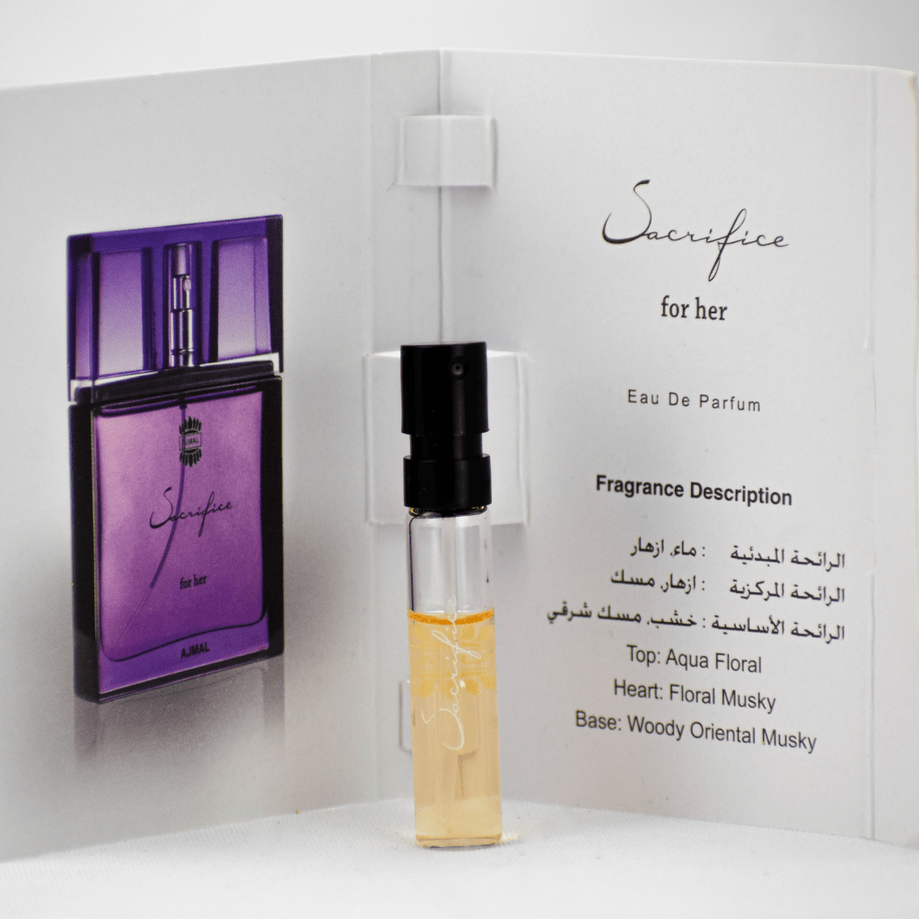 1 Sacrifice EDP Sample for Women - 1ML (0.05 oz) by Ajmal