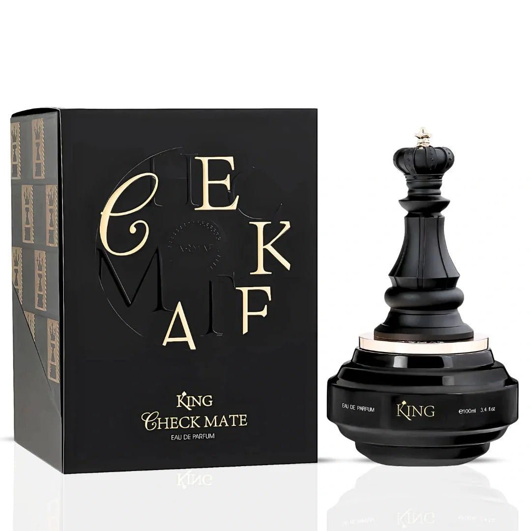 King Check Mate Eau de Parfum Spray 100ml (3.4 oz) by Armaf | Decadent as Dessert, Refined as Royalty