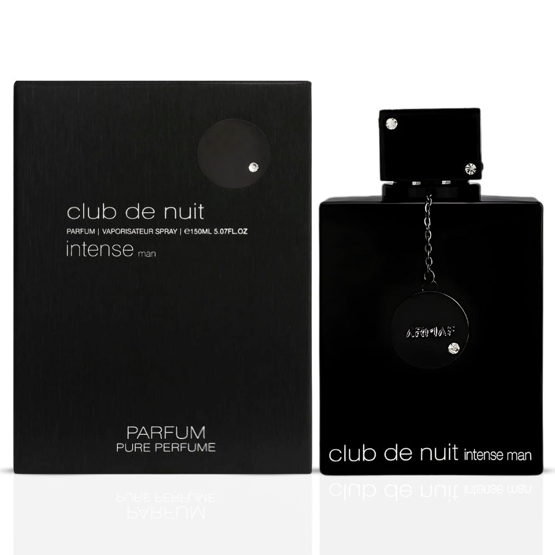Club De Nuit Intense Man Pure Parfum Spray 150ML (5.07 OZ) By Armaf | A Tantalizing Burst of Citrus, Ripe Fruits & Birch With A Sensual Foundation Of Musk & Vanilla For A Lasting Trail.