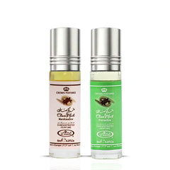 Choco Musk Marshmallow & Choco Musk Pistachio Perfume Oil CPO 6ml (0.2 oz) by Al Rehab | Double the Craving, Endless the Delight (Bundle)