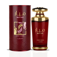 Lattafa Mayar Cherry Intense Eau de Parfum Spray 100ML (3.4 OZ) By Lattafa | Long Lasting, Fruity Sweetness With Rich, Warm Depth.