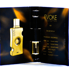 1 Evoke Gold Edition EDP Sample for Women - 1ML (0.05 oz) by Ajmal