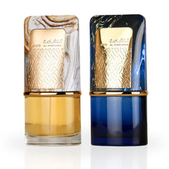 Al Nashama & Al Nashama Caprice EDP Sprays - 100ML (3.4 OZ) by Lattafa | Always in Season, Endlessly Captivating. (OPULENT BUNDLE)