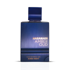 Amber Oud Dubai Night Extrait De Parfum Spray 100ML (3.4 OZ) By Al Haramain (Velvet Pouch)