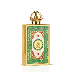 Queen of Arabia Eau De Parfum Spray 100ml (3.4 oz) by Lattafa Pride (Velvet Pouch)