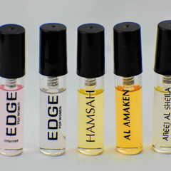 5 SA Sample - Edge Women, Edge Intense Women, Hamsah, Areej Al Sheila, Al Amaken
