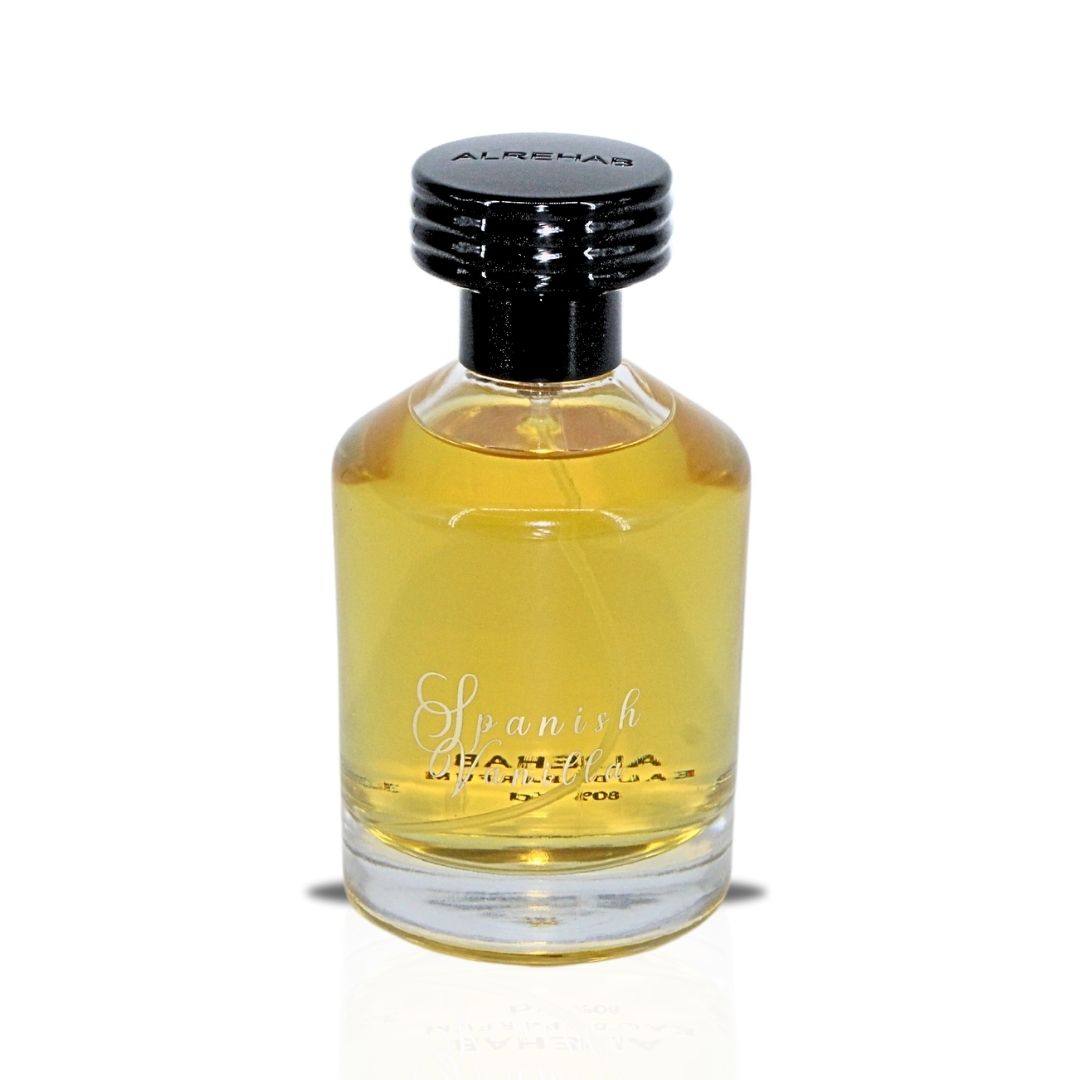 Spanish Vanilla EDP Spray 100ML (3.4 OZ) By Al Rehab (Velvet Pouch)