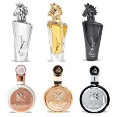FAKHAR & MAAHIR COLLECTION - Eau De Parfum Sprays 100ML (3.4 OZ) By Lattafa | A Collection Of Bold, Elegant & Luxurious Fragrances. (PACK OF 6)