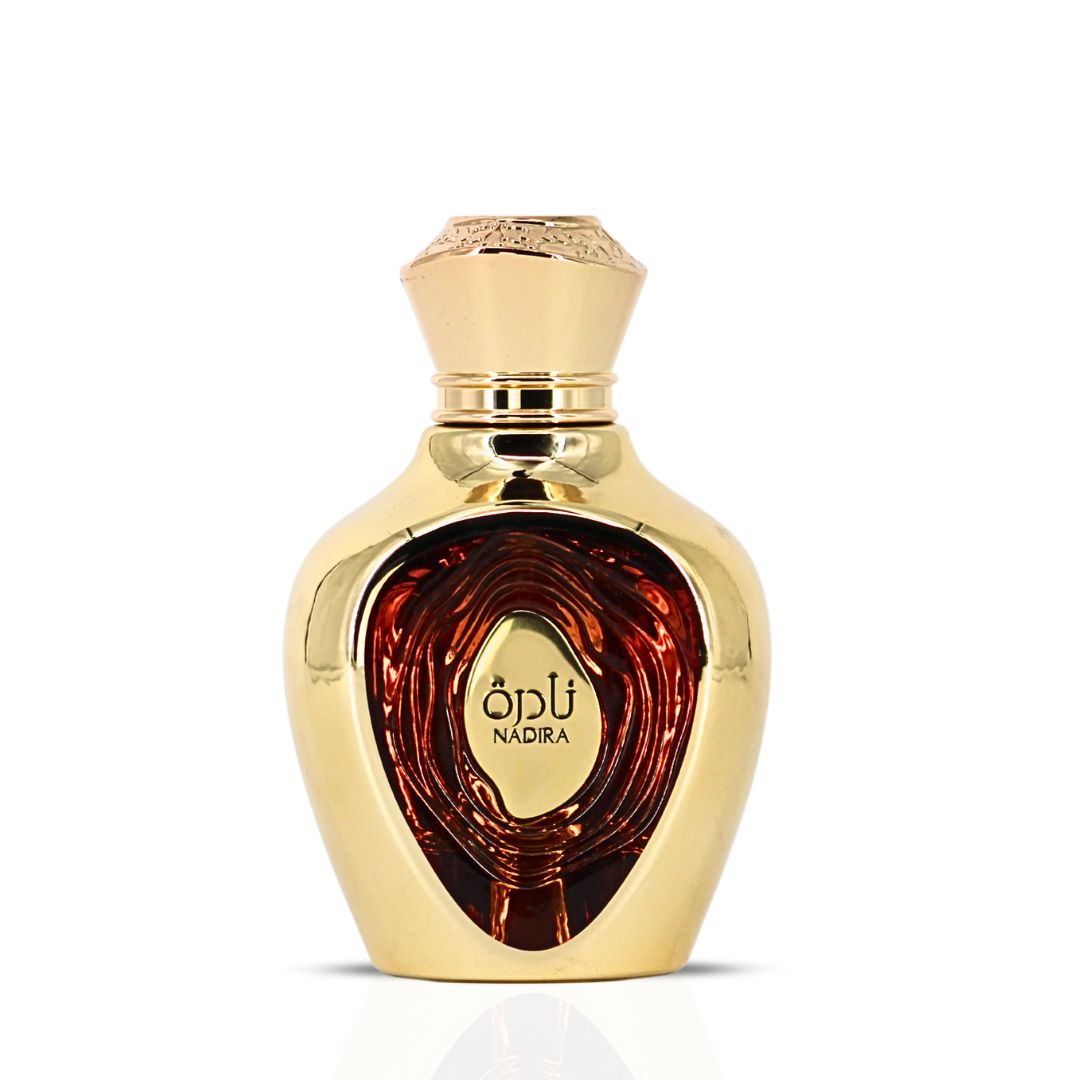 Niche Emarati Nadira Eau De Parfum Spray 100ml (3.4 oz) by Lattafa (Velvet Pouch)