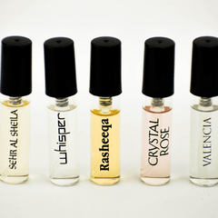 5 SA Sample-Sehr Al Sheila, Whisper, Rasheeqa, Crystal Rose, Valencia