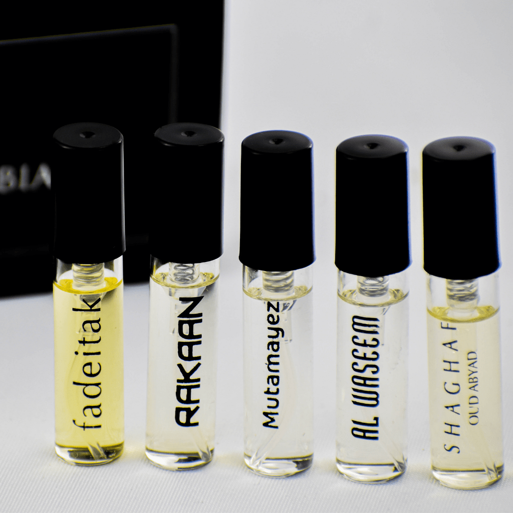 5 SA Sample Packet - Fadeitak, Rakaan, Mutamayez, Al Waseem, Shaghaf Oud Abyad