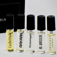 5 SA Sample Packet - Fadeitak, Rakaan, Mutamayez, Al Waseem, Shaghaf Oud Abyad