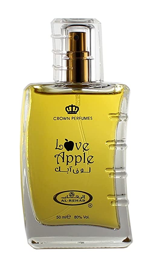 Love Apple Eau De Parfum Spray 50ML (1.6 OZ) by Al Rehab (Velvet Pouch)