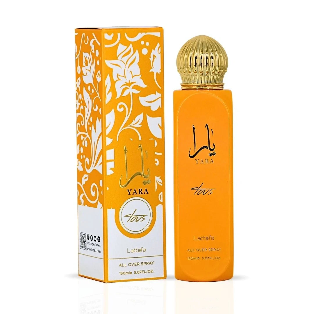 Yara Tous All Over Spray 150ml (5.07 oz) by Lattafa | A Tropical Hug in a Bottle