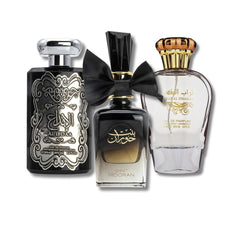 3-Pcs Al Ibdaa Silver,Bint Hooran & Turab Al Dhahab EDP-100Ml by Ard Al Zaafaran