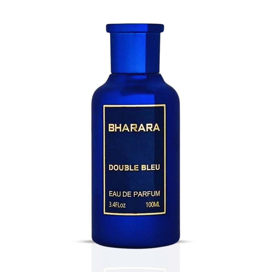 Bharara Double Bleu Pour Homme Eau De Parfum Spray 100ML (3.4 OZ) by BHARARA (Velvet Pouch)