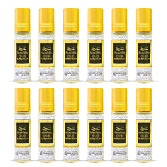 12PCS Oud Romancea Roll-On Perfume Oil - CPO 10ML (0.34OZ) by Ard Al Zaafaran | Long Lasting, Miniature Perfume Oil For Men & Women. (Pack Of 12)