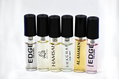 6 SA Sample-Edge & Intense Women, Areej Al Sheila, Hamsah, Shaghaf Men, Amaken