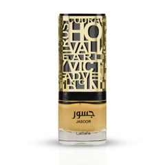 Jasoor Eau De Parfum Spray 100ML (3.4 OZ) by Lattafa (Velvet Pouch)