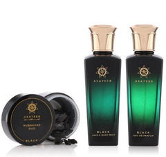 Black Perfume Collection - 3 pcs Asateer Perfumes I Black Perfume I Black Hair mist I Black Oud