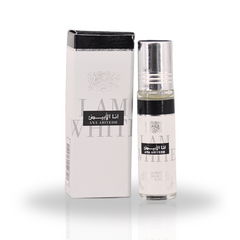 12PCS Ana Abiyedh Roll-On Perfume Oil - CPO 10ML (0.34OZ) By Ard Al Zaafaran | Long Lasting, Miniature Perfume Oil For Men & Women. (Pack Of 12)