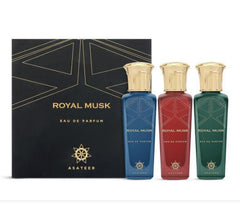 Royal Musk Set 3 x 50ml Perfume unisex Asateer Perfumes