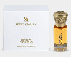 Shaghaf Oud Blue ( Azraq ) Oil 12mL - CPO Swiss Arabian Perfumes